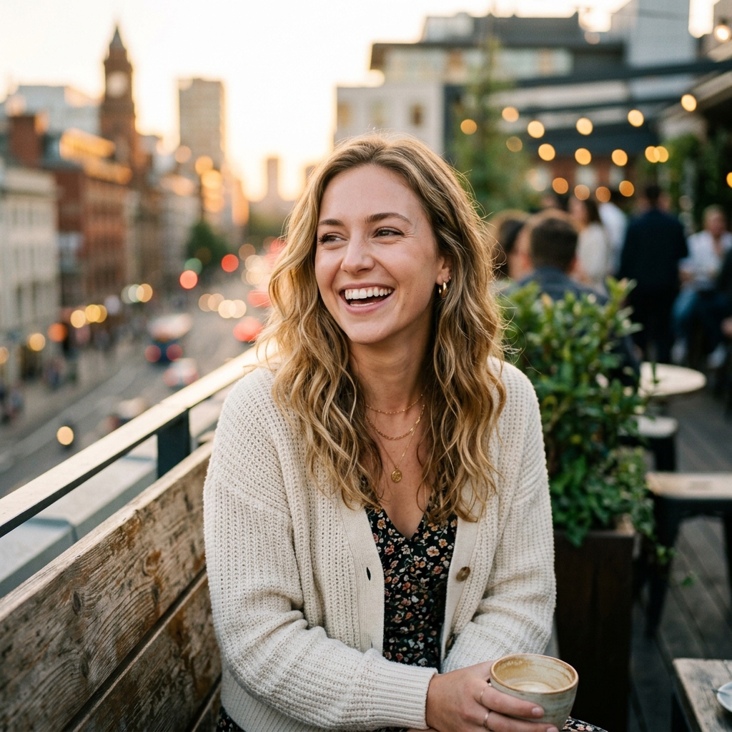 Happy woman